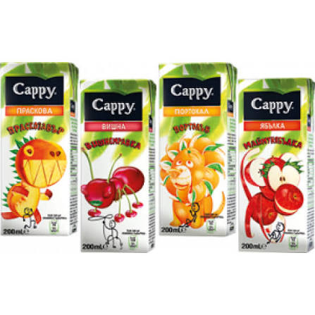 Натурален сок Cappy, 250мл